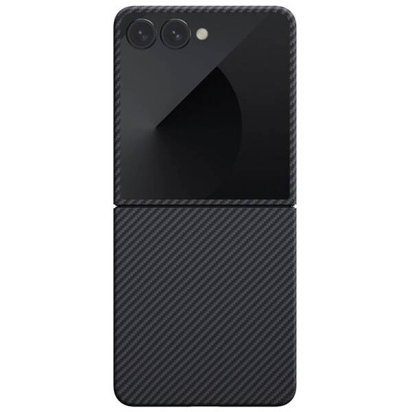 Kryt na mobil Pitaka Ultra-Slim na Samsung Galaxy Z Flip7 černý/šedý

