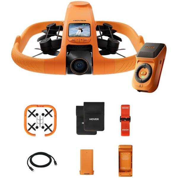 Dron HOVERAir AQUA Basic Combo oranžová

