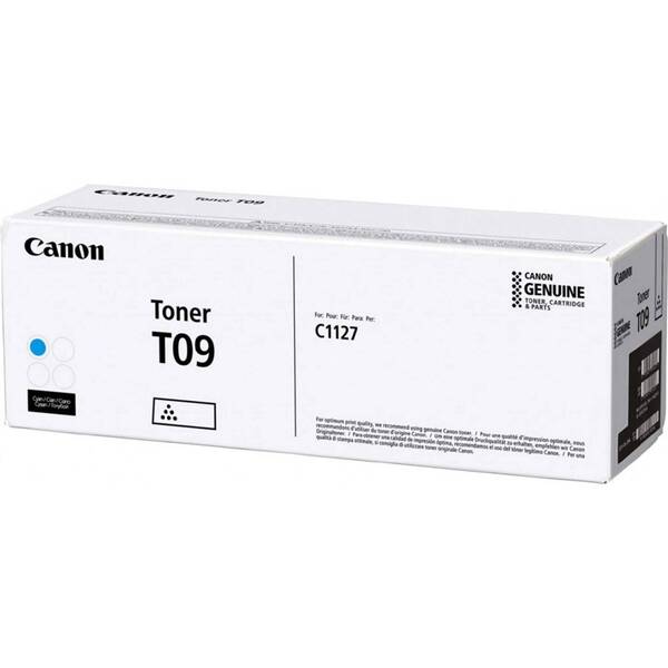 Toner Canon T09 azurový

