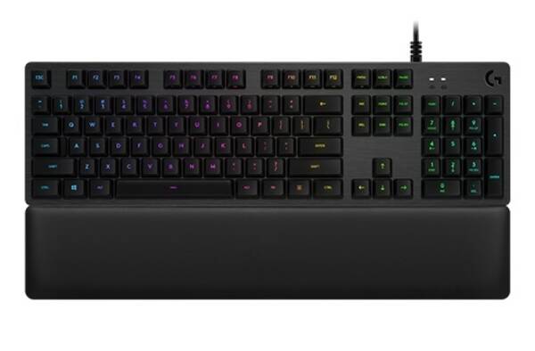 Klávesnice Logitech G513 s lineárními spínači Carbon, USB, RGB černá

