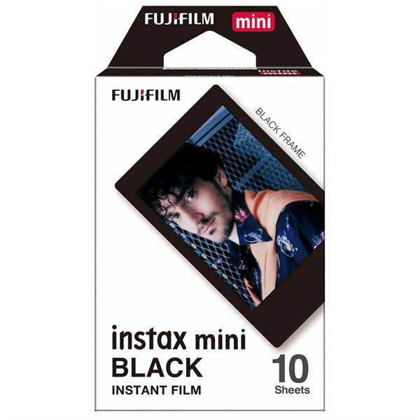 Instantní film Fujifilm Instax Mini Black Frame 10 ks 

