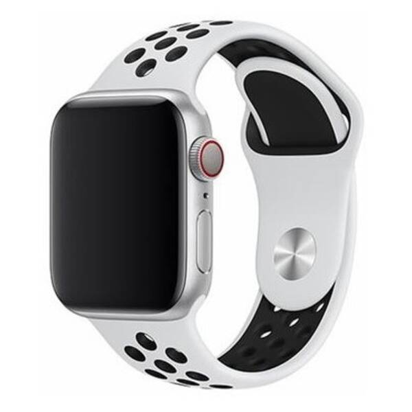 Řemínek Devia Deluxe Sport 2 na Apple Watch 42/44/45 mm bílý

