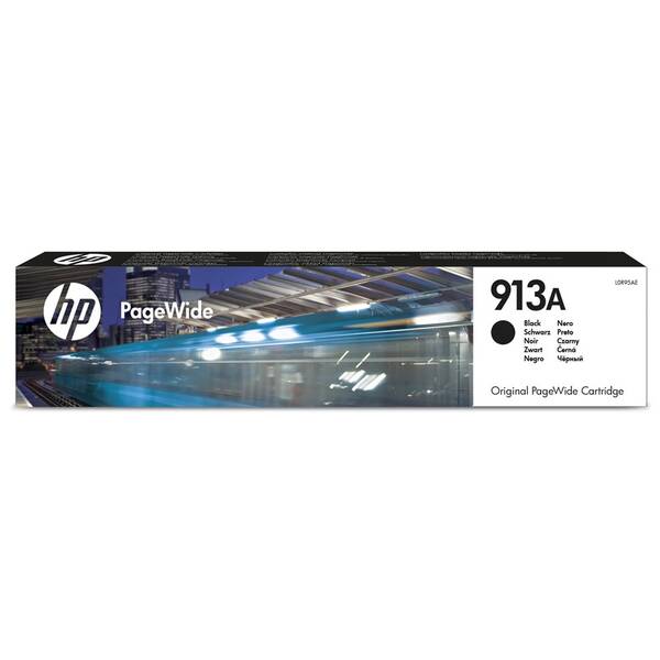 Inkoustová náplň HP 913A, 3 500 stran černá

