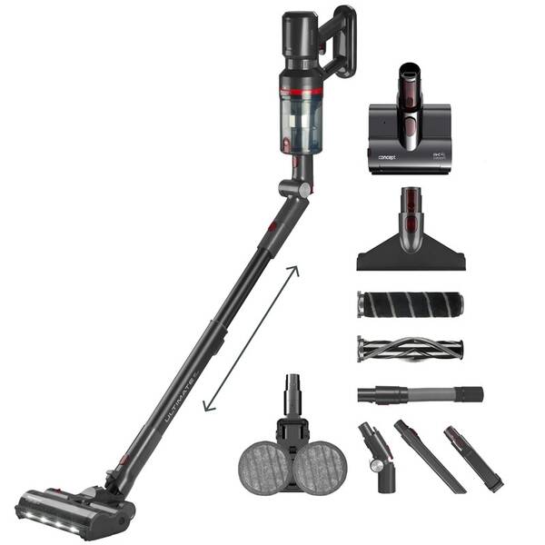 Tyčový vysavač Concept VP6260 4v1 Ultimate Pro+ černý

