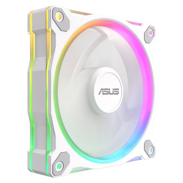 Ventilátor Asus PRIME MR120 ARGB Reverse White bílý

