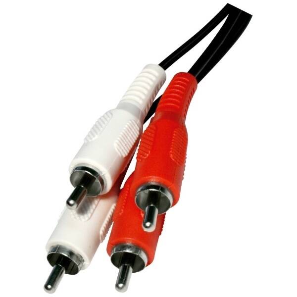 Kabel EMOS 2x Cinch / 2x Cinch , 2m černý

