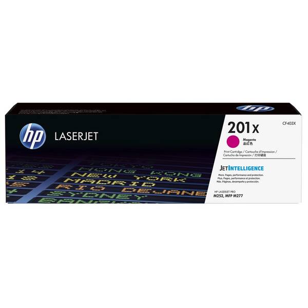 Toner HP 201X, 2 300 stran purpurový

