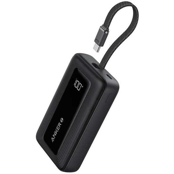 Powerbanka Anker Zolo 10000mAh, 30W s kabelem USB-C černá

