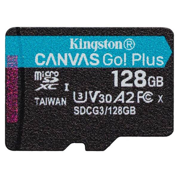 Paměťová karta Kingston MicroSDXC 128GB UHS-I U3 (170R/90W) 

