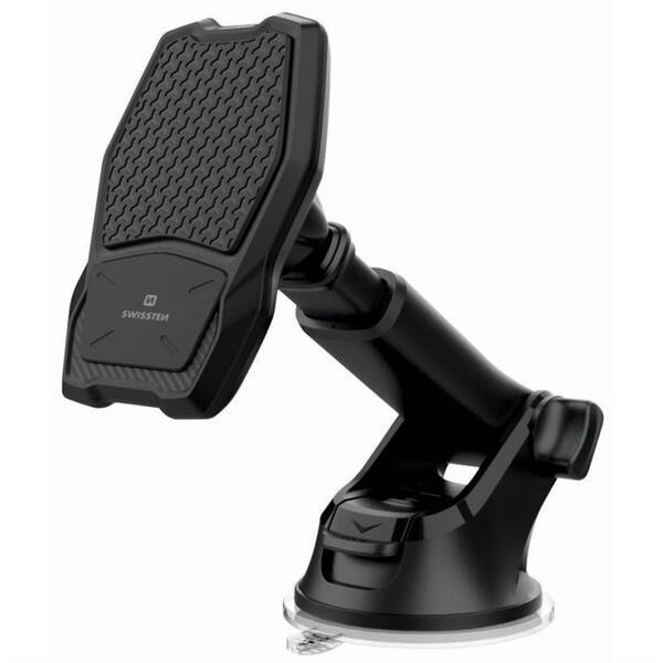 Držák na mobil Swissten S-GRIP WM1-HK2 s bezdrátovým nabíjením černý

