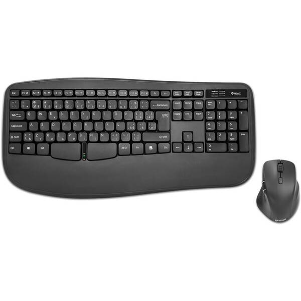Klávesnice s myší YENKEE YKM 2009CS Combo WL Manta černá

