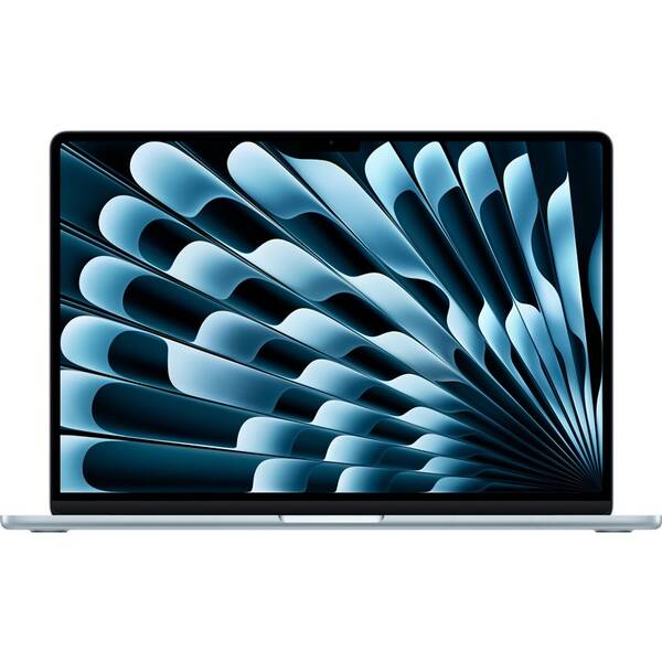 Notebook Apple 15" M4 10× GPU, 16GB, 256GB - blankytně modrý CZ 

