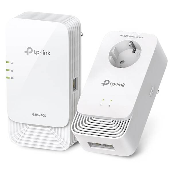 Síťový rozvod LAN po 230V TP-Link PGW2440 KIT bílý

