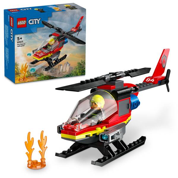 Stavebnice LEGO® City 60411 Hasičský záchranný vrtulník 

