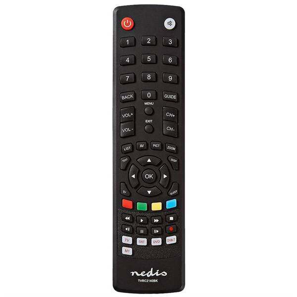 Dálkový ovladač Nedis univerzální TVRC2140BK černý

