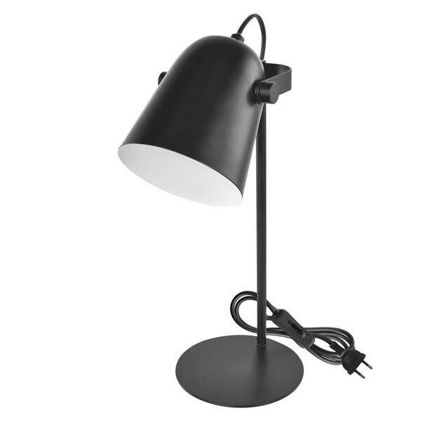 Stolní LED lampička EMOS Nina, max. 25 W, žárovka E27, IP20 černá

