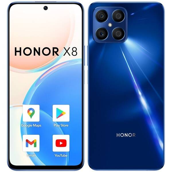 Mobilní telefon HONOR X8 modrý

