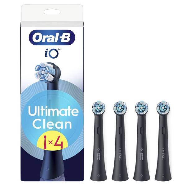 Náhradní hlavice Oral-B iO Ultimate Clean Black (4 ks) černá


