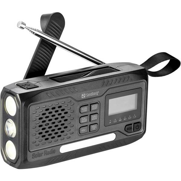 Radiopřijímač s DAB+ Sandberg Survivor All-in-1 4500 černý

