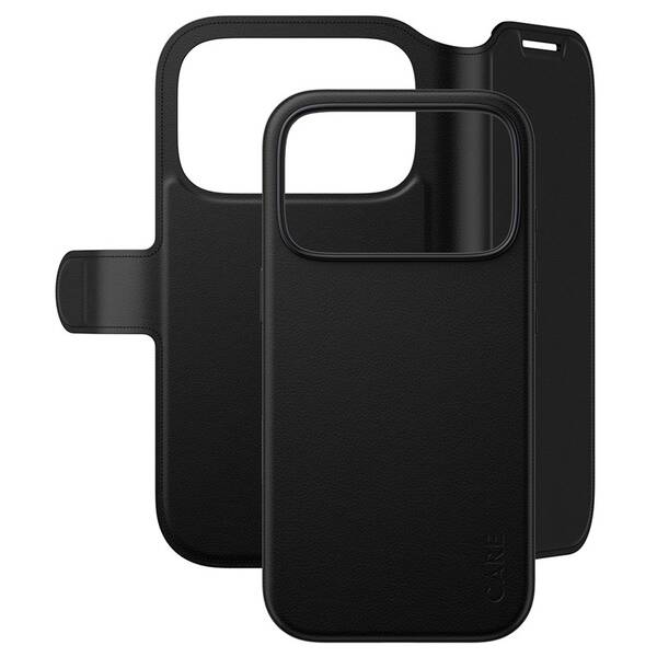 Pouzdro na mobil flipové PanzerGlass CARE na Apple iPhone 18 Pro / 17 Pro Tango 2v1 Wallet MagSafe černé

