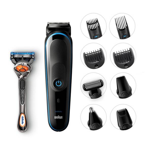 Zastřihovač multifunkční Braun MGK5080 černý

