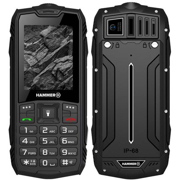 Mobilní telefon myPhone Hammer Rock černý

