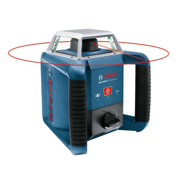 Rotační laser Bosch Professional GRL 400H + LR1 (1X 9v baterie 6LR20) 

