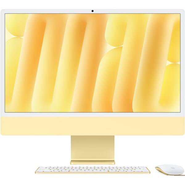 Počítač All In One Apple 24" CTO M4 10× CPU 10× GPU, 16 GB, 256 GB - žlutý CZ 

