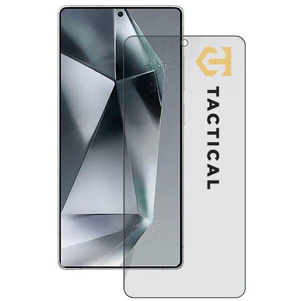 Tvrzené sklo Tactical Glass Shield Privacy Stealth 5D na Samsung Galaxy S26 Ultra černé

