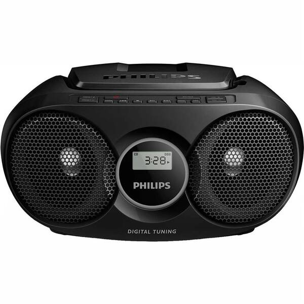 Radiopřijímač s CD Philips AZ215B černý

