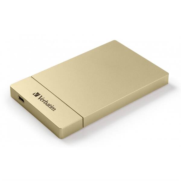 Pouzdro na HDD Verbatim pro 2,5" HDD SATA, USB-C / USB 3.1. Gen2 zlatý


