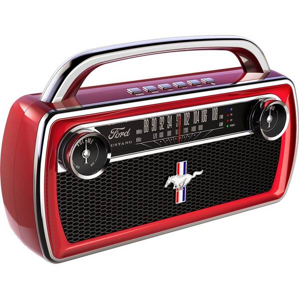 Přenosný reproduktor ION Mustang Stereo červený

