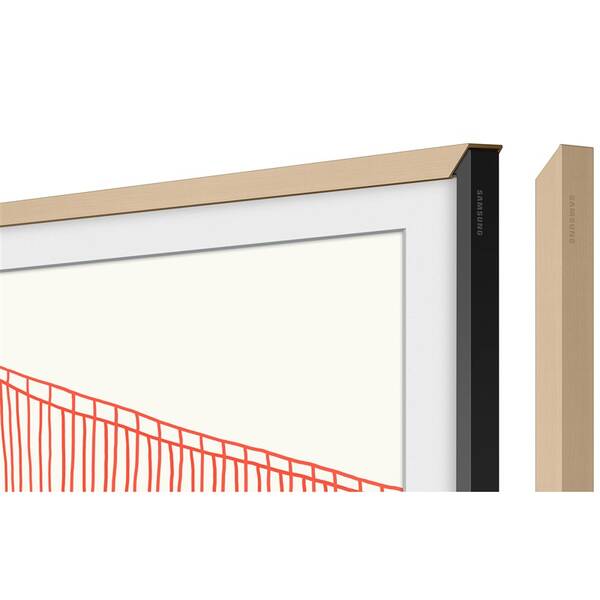 Výměnný rámeček Samsung pro Frame TV s úhlopříčkou 50" (2021), Rovný design béžový

