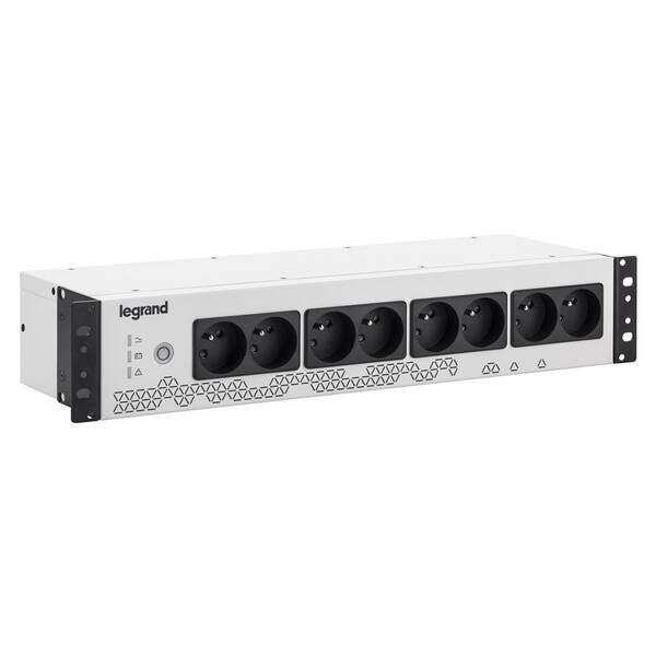 Záložní zdroj Legrand UPS Keor PDU 800VA/480W FR, Off-Line, Rack 2U, výstup 8x CZ, USB 


