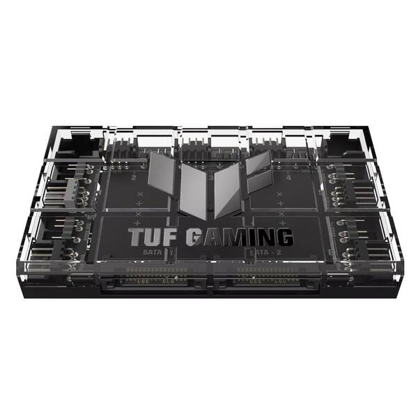 Řídicí jednotka Asus TUF Gaming ARGB PWM Fan Hub černé

