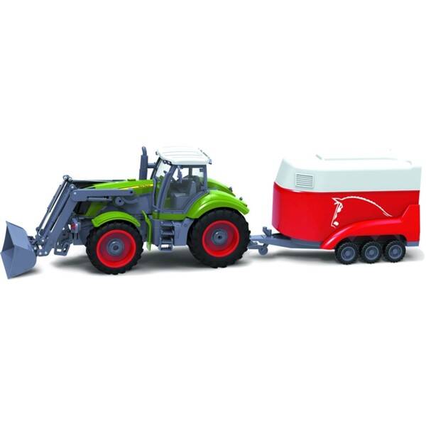RC traktor Buddy Toys BRC 28.611, 1:28, Traktor + přívěs 

