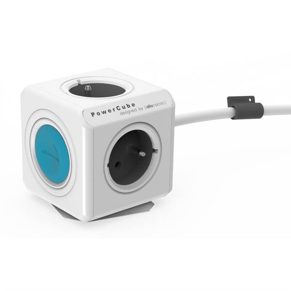 Kabel prodlužovací Powercube SmartHome 1,5 m bílý/modrý

