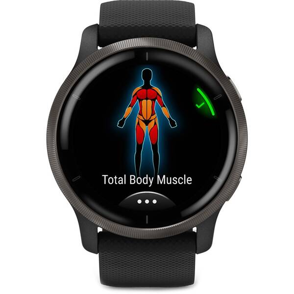 Chytré hodinky Garmin Venu 2 - Slate / Black Band 

