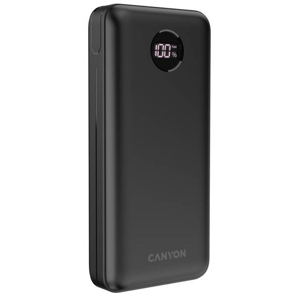 Powerbanka Canyon PB-2002B, 20 000 mAh černá

