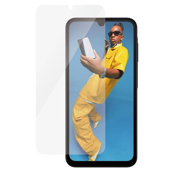 Tvrzené sklo PanzerGlass Ultra-Wide Fit na Samsung Galaxy A15/A15 5G s instalačním rámečkem 

