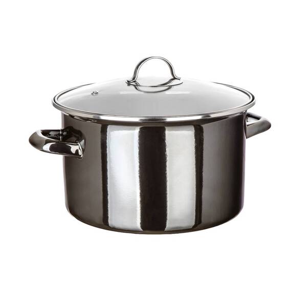 Hrnec s poklicí BANQUET METALLIC Black 26 cm, 6 l černý

