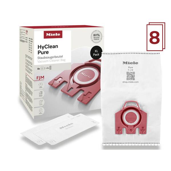 Sáčky do vysavače Miele FJM XL HyClean Pure (8 ks) 

