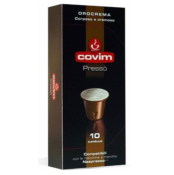 Kapsle pro espressa COVIM Orocrema pro Nespresso, 10 ks 

