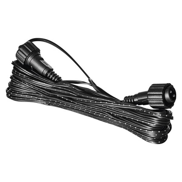 Prodlužovací kabel EMOS pro spojovací řetězy Standard černý, 10 m, venkovní i vnitřní 

