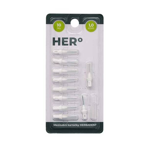 Mezizubní kartáčky HERBADENT HERo Electra - 1,0 mm bílý

