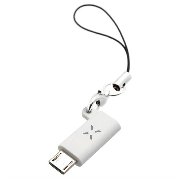 Redukce FIXED Link USB-C/micro USB bílá

