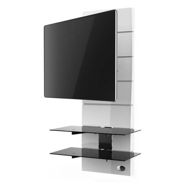 Držák TV Meliconi Ghost Design 3000 Rotation pro úhlopříčky 32" až 63", nosnost 30 kg bílý


