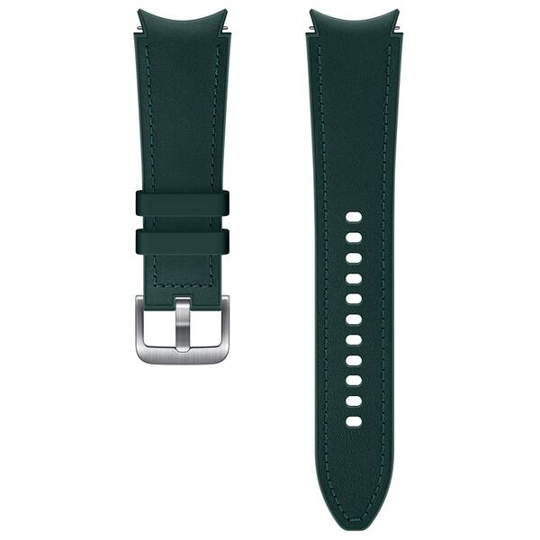 Řemínek Samsung Hybridní kožený 20mm (velikost M/L) zelený

