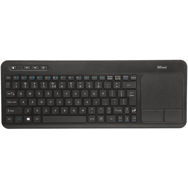 Klávesnice Trust Veza Touchpad, US černá

