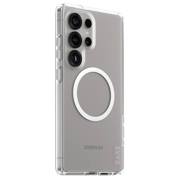 Kryt na mobil PanzerGlass CARE Urban Combat Qi na Samsung Galaxy S25 Ultra bílý/průhledný

